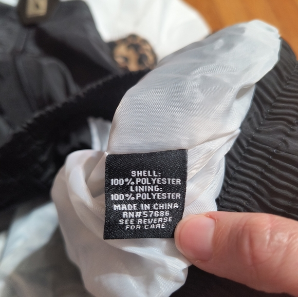 NWT New Look Sport wind suit cropped jacket, women's 3X, animal print - Picture 6 of 11